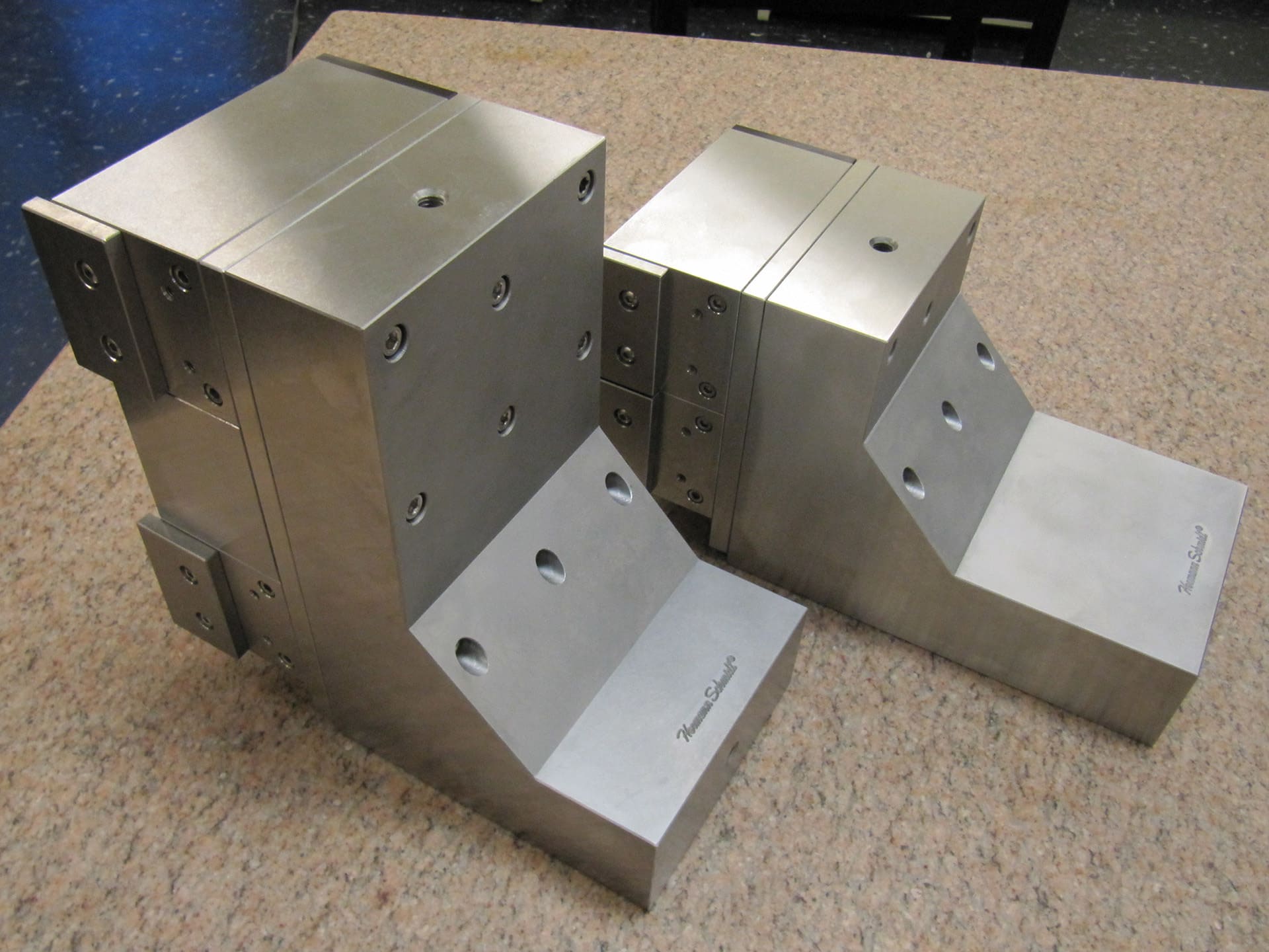 Wire EDM Mounted on Angle Plate Hermann Schmidt Precision