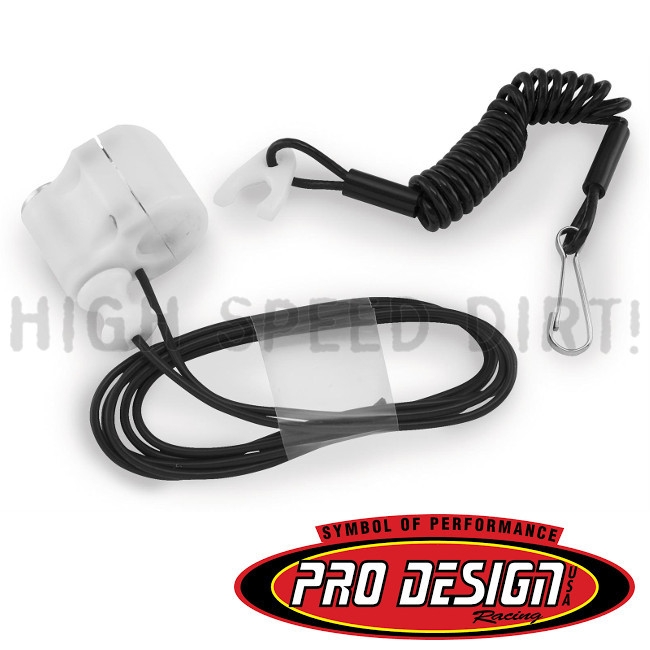 Pro Design ATV Tether Kill Switch White