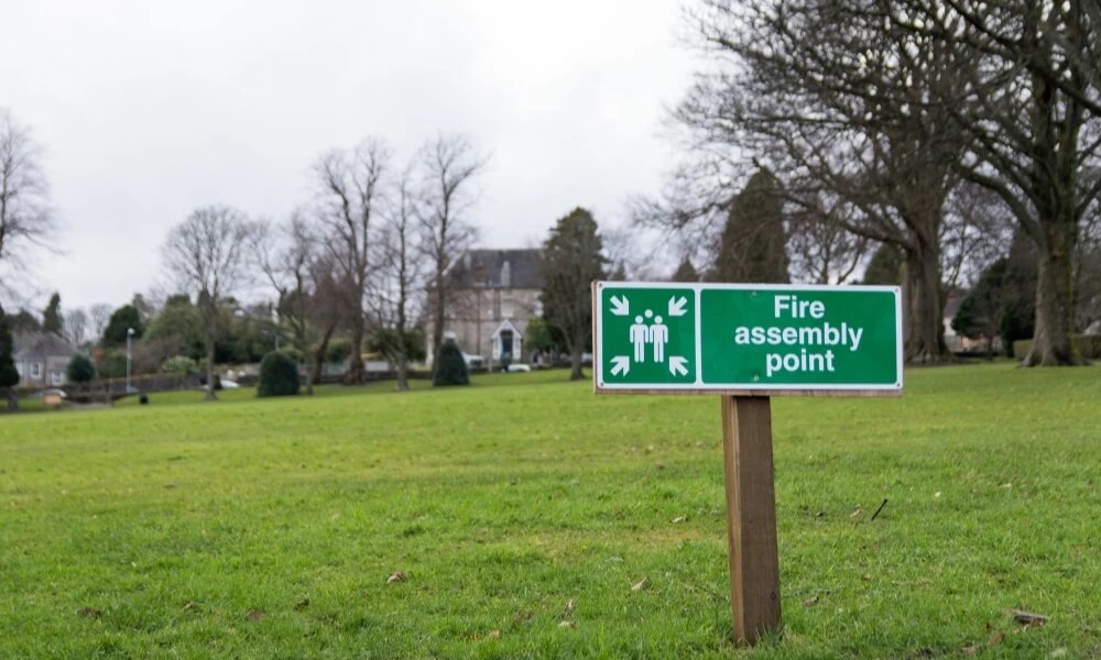 Fire Assembly Point Definition, Signs, and Right Location