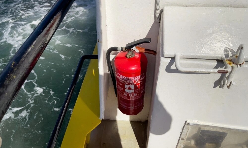 What Is A Requirement For Fire Extinguishers On A Boat?