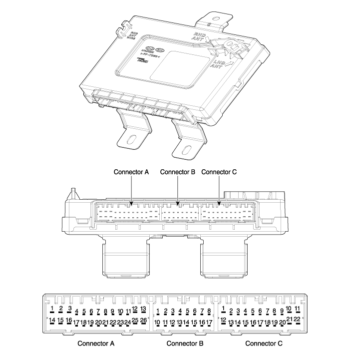 Hyundai Sonata Components and Components Location BCM (Body Control