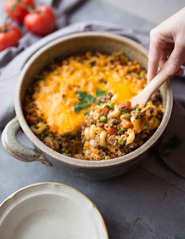 Cheesy Ground Beef Casserole Healthy Start