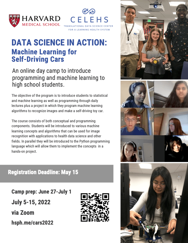 Data Science Summer Program for High School Students Apply by 5/15