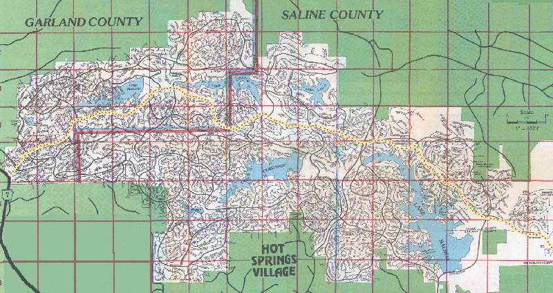 Property Lines Map Arkansas Choosing a Home Site in Hot Springs Village, Arkansas
