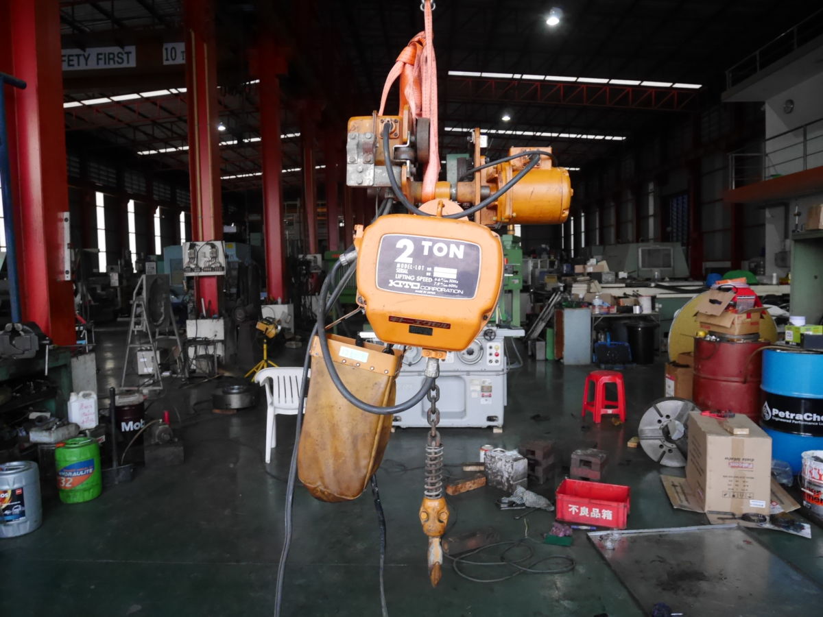 KITO HOIST 2 TON บริษัท ไฮเทค แมชชินเนอรี่ จำกัด ผู้จัดจำหน่าย