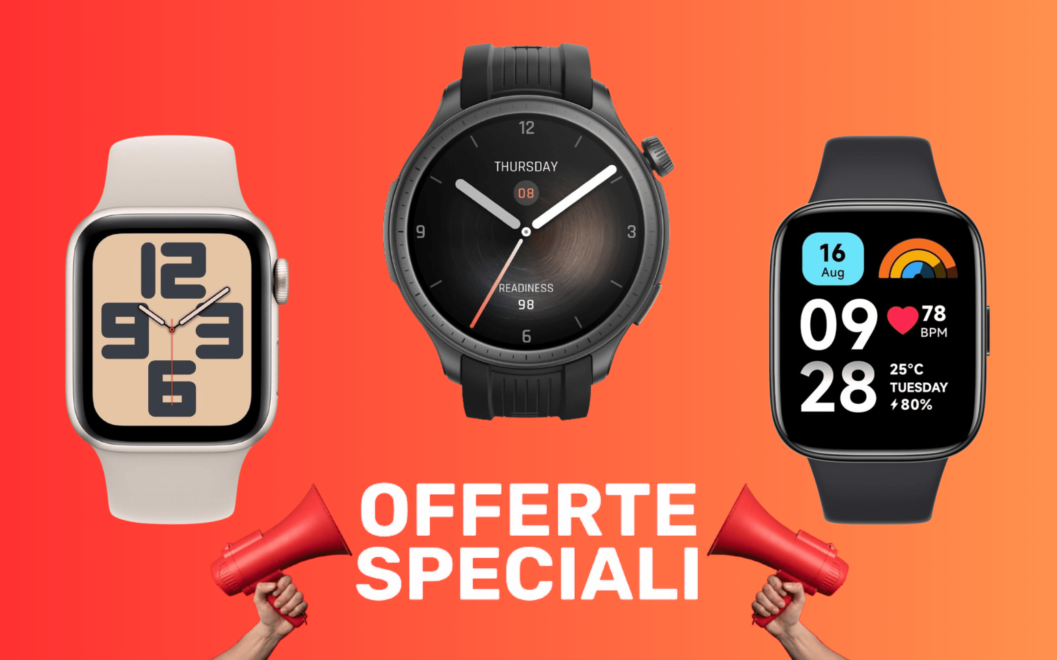 Piovono SCONTI sugli Smartwatch TOP DI GAMMA le migliori OFFERTE