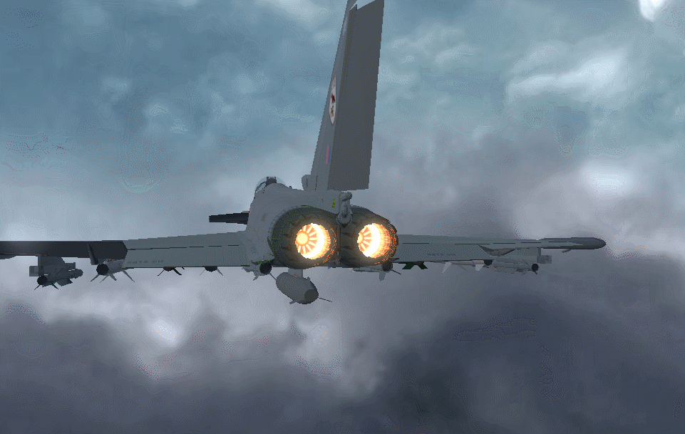 Eurofighter Typhoon simulated driving ，Under development