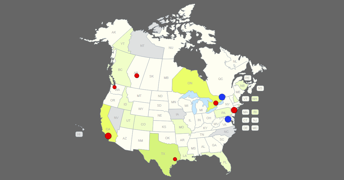 Free USA and Canada Printable Maps Royalty Free Maps Clip.