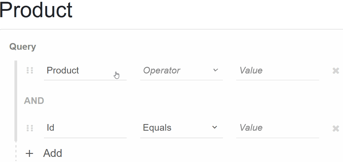 Blazor Get Started with QueryBuilder Help Docs Blazor Documentation