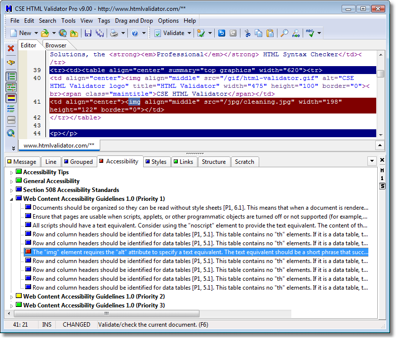 HTML Validator Pro v14 Screen Shots