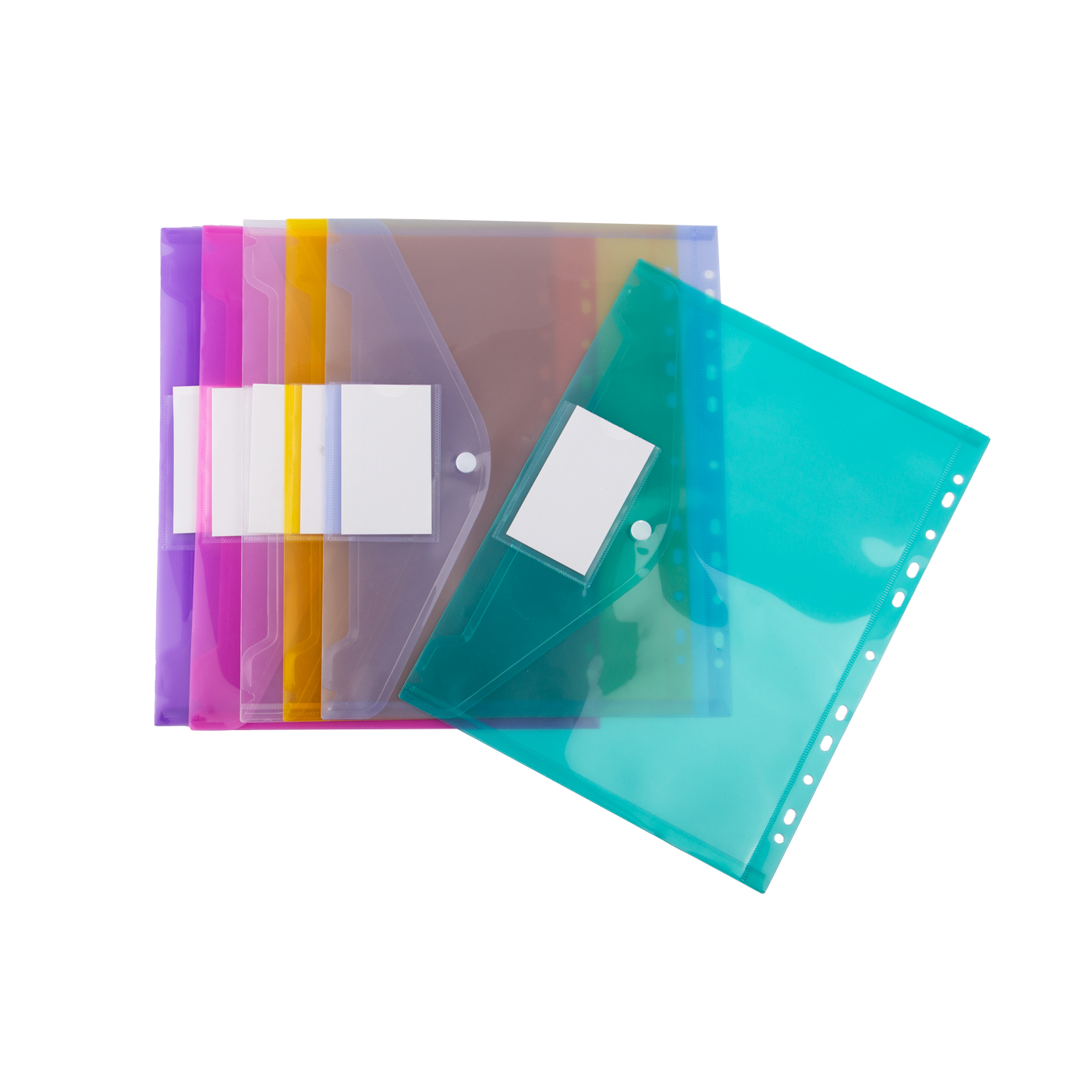 11 Holes Clear Plastic Binder Pocket HtPrem