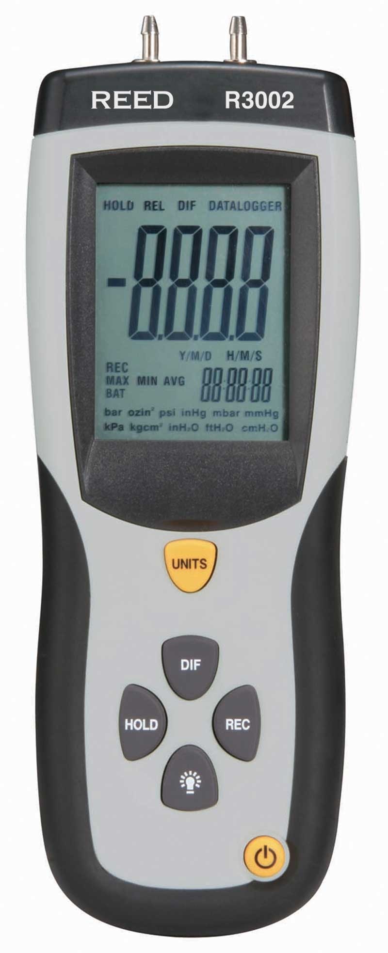 Reed R3002NIST Digital Differential Pressure Manometer, 5psi High