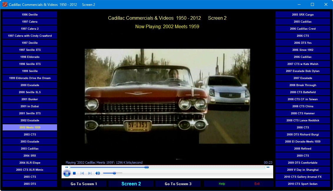 Cadillac TV Commercials