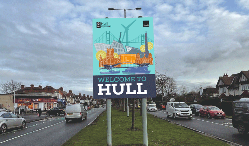 New To Hull Signage Looks To The Future