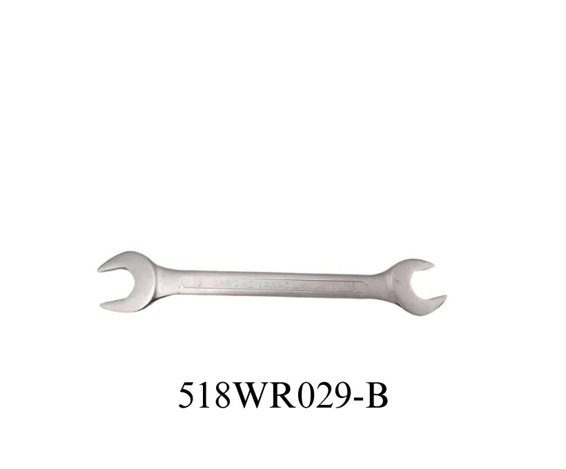 Sunken Panel Double Open End Wrench 518WR029B