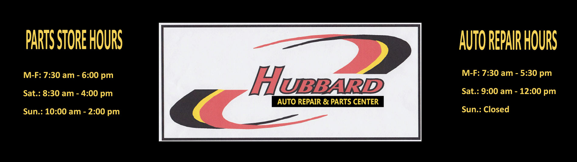 Hubbard Auto Repair and Parts Center expert auto repair Onsted, MI