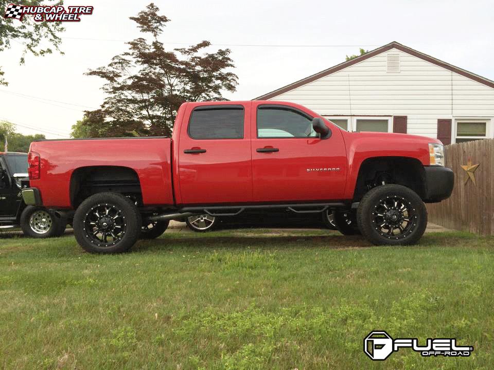 Chevrolet Silverado 1500 Fuel Krank D517 Matte Black & Milled 20 X 9