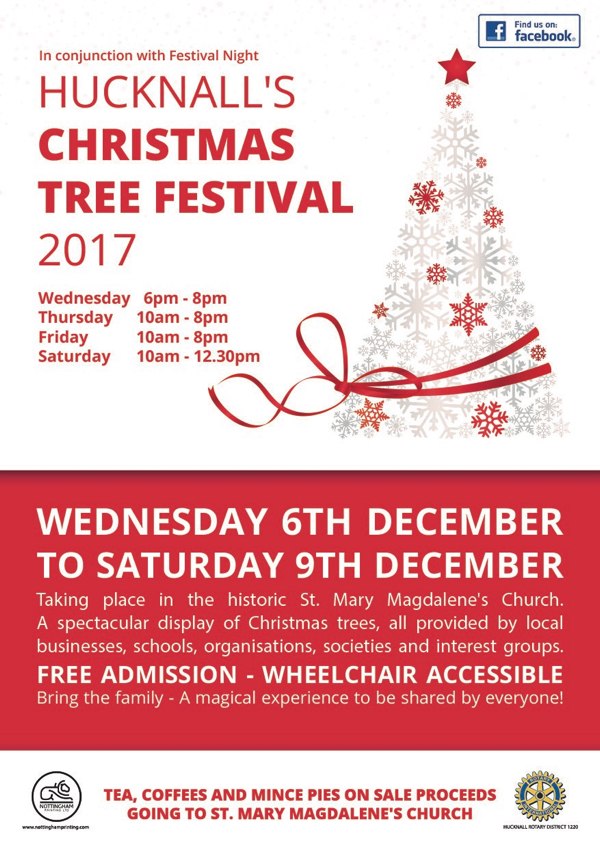 Christmas Tree Festival 2024 November 28 Local Events Hucknall and District U3A