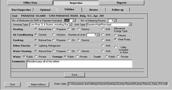 APC > HQS > Housing Inspection Manager Computer Software (HIM
