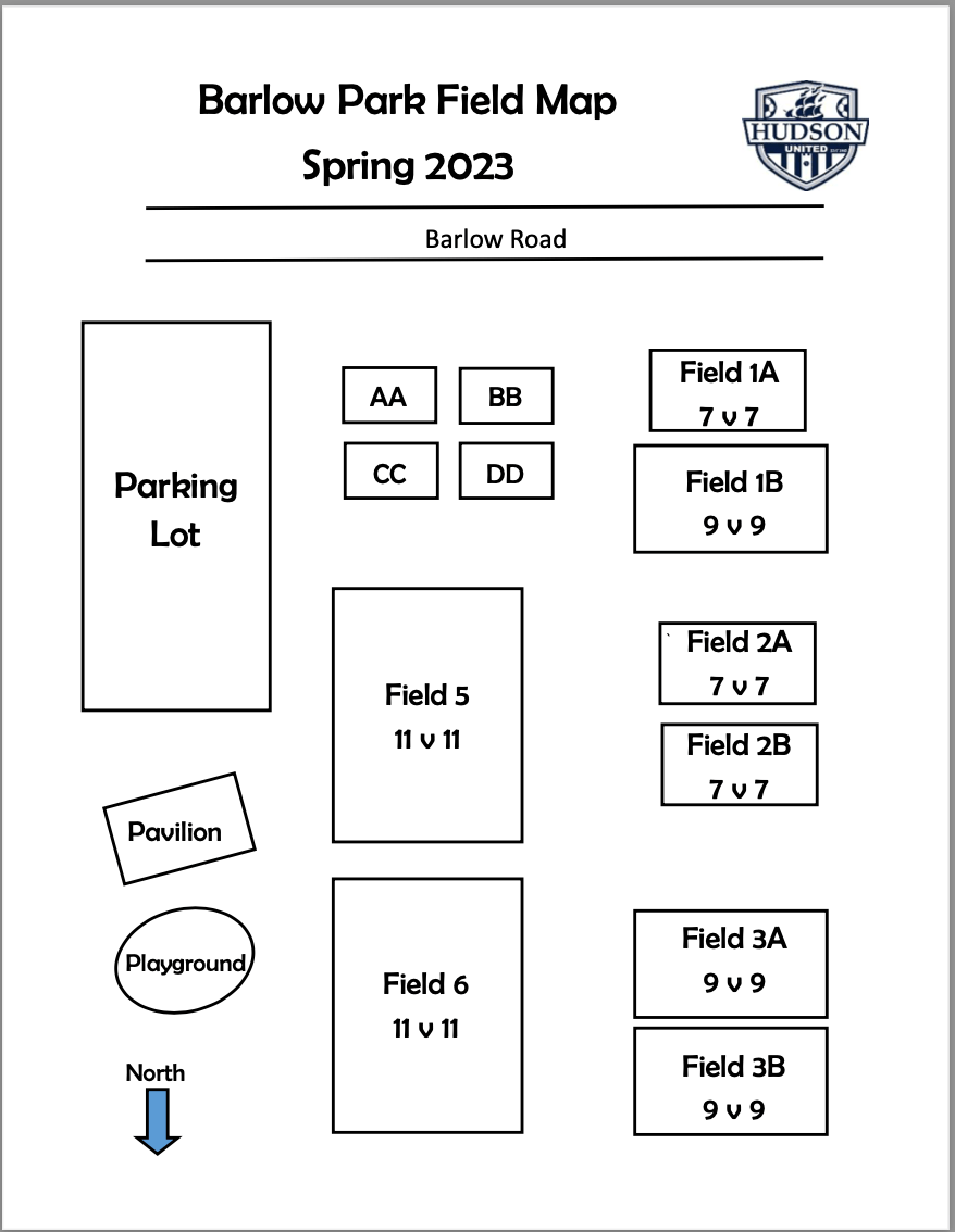 Field Directions & Info Hudson United Soccer Club