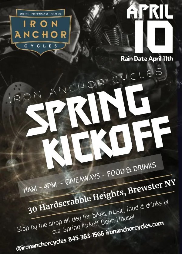 Spring Kickoff at Iron Anchor Cycles Hudson Valley Biker Network