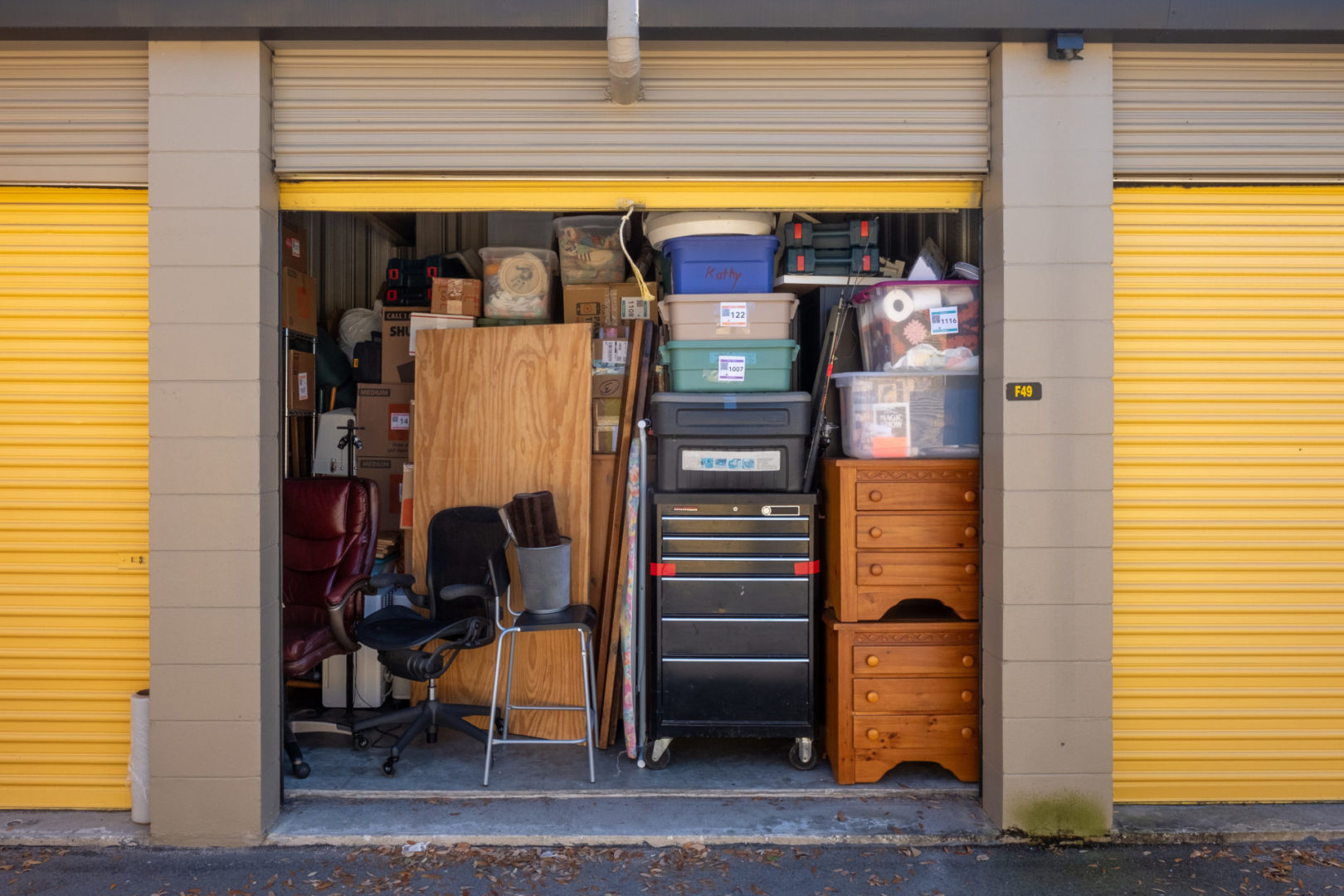 Are belongings in a storage unit covered by homeowners insurance?