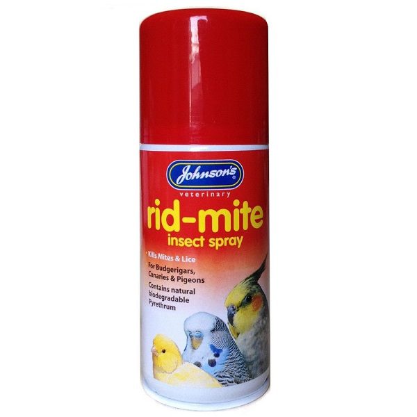 Johnsons Rid Mite Bird Spray 150ml Huggle Pets