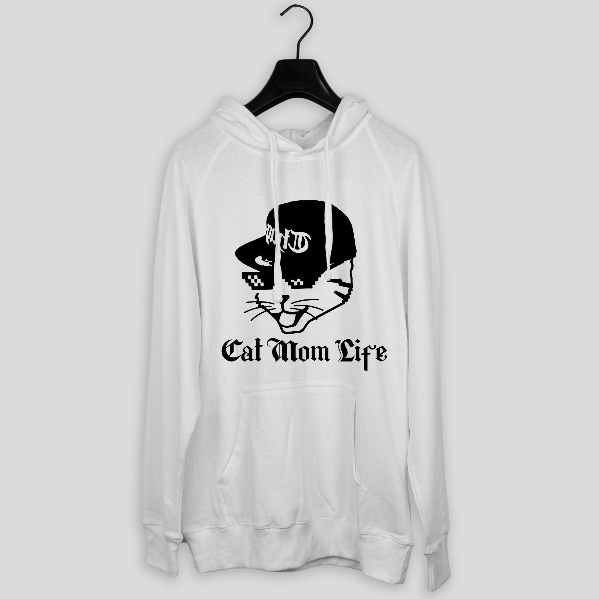 Cat Mom Life Lightweight Hoodie Humane Project