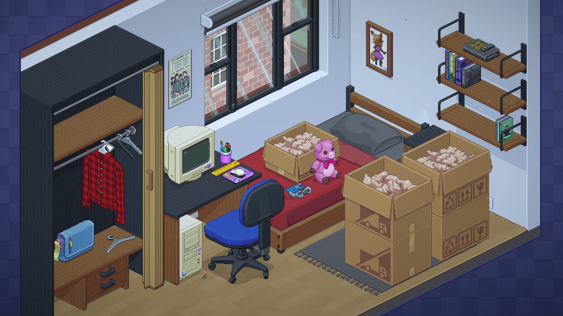 Unpacking Humble Games Part 'item Tetris', part home decoration