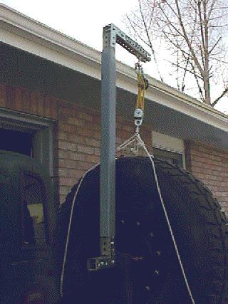 Spare Tire Hoist