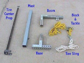 Spare Tire Hoist