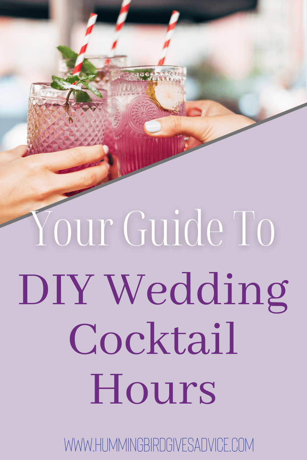DIY Cocktail Hours A HowTo Guide Hummingbird Wedding Advice
