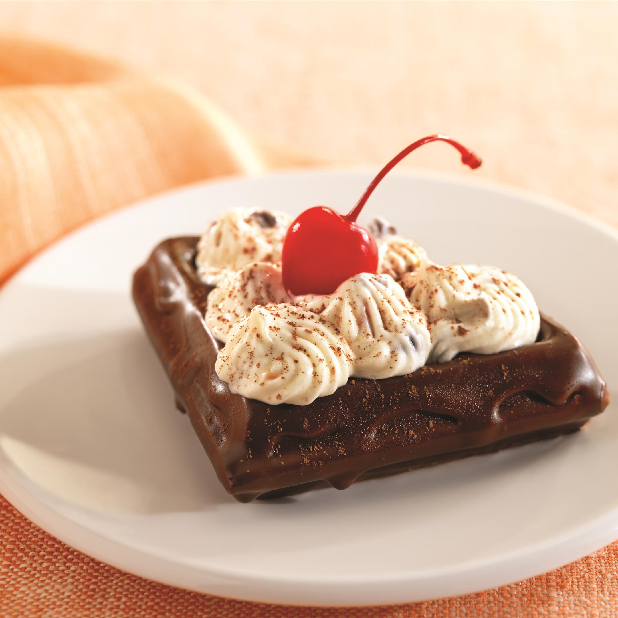 Hungry Jack Chocolate Dipped Cannoli Waffles