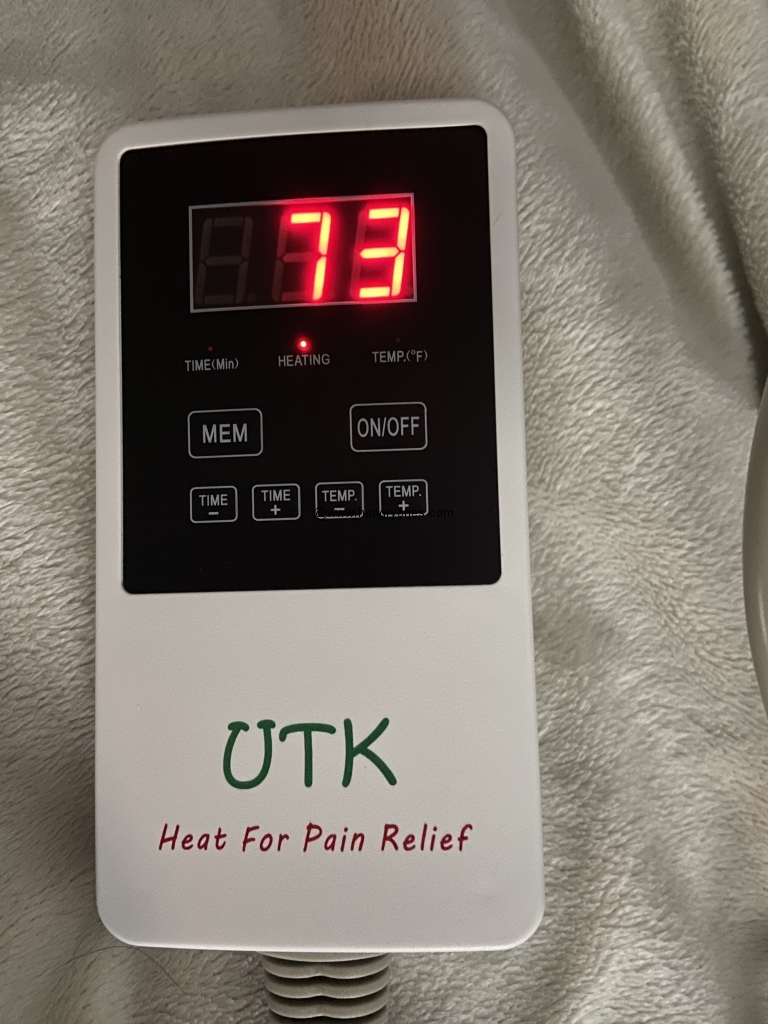 UTK Far Infrared Heating Pad Food Blog