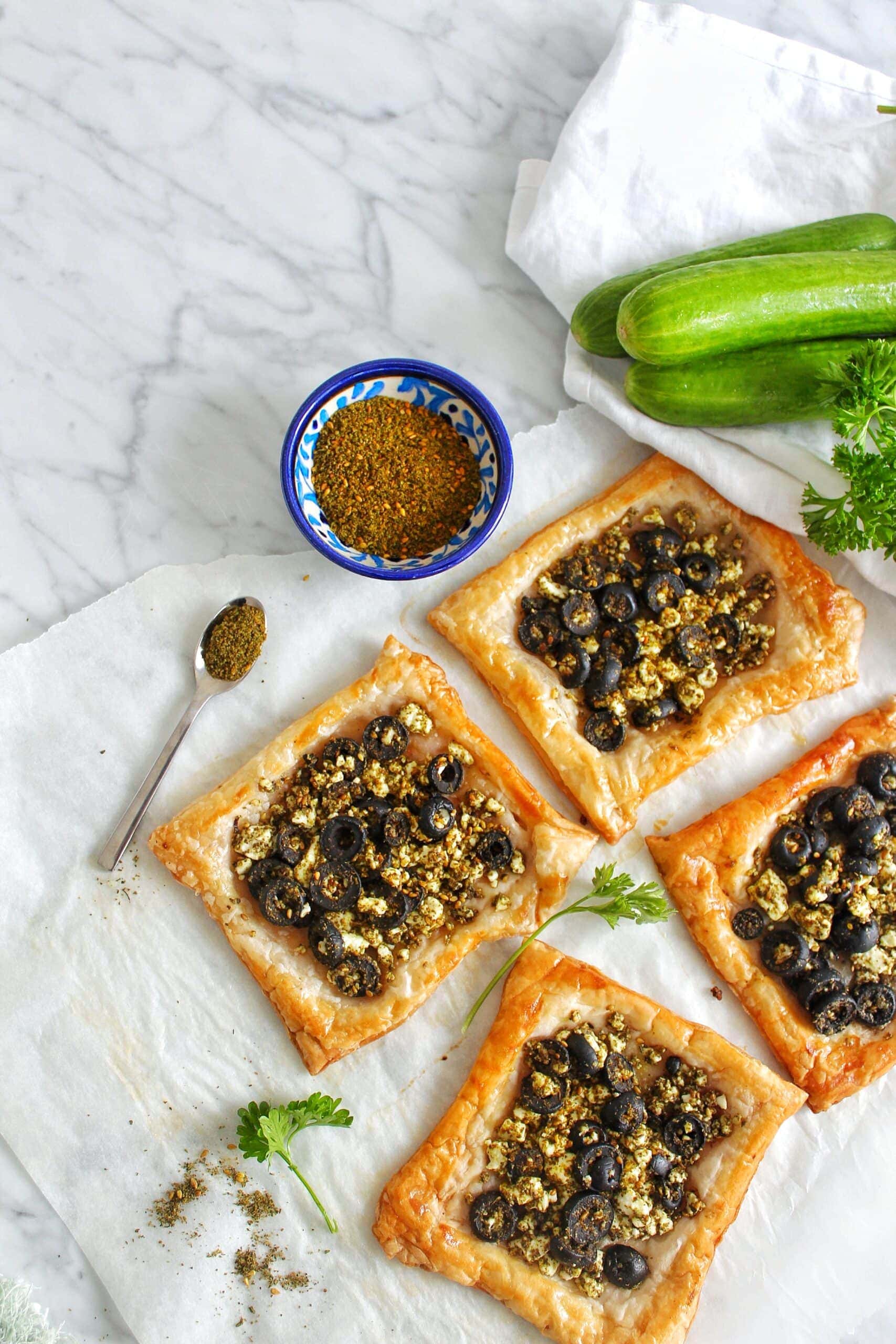 Easy Za'atar & Feta Cheese Pies Hungry Paprikas