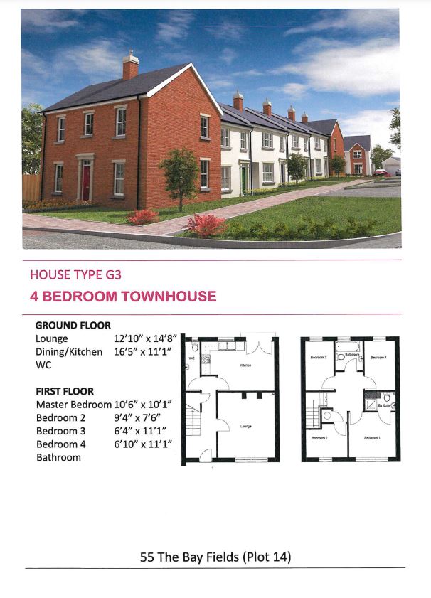 The Bay Fields, Carnlough, New homes for sale in Northern Ireland