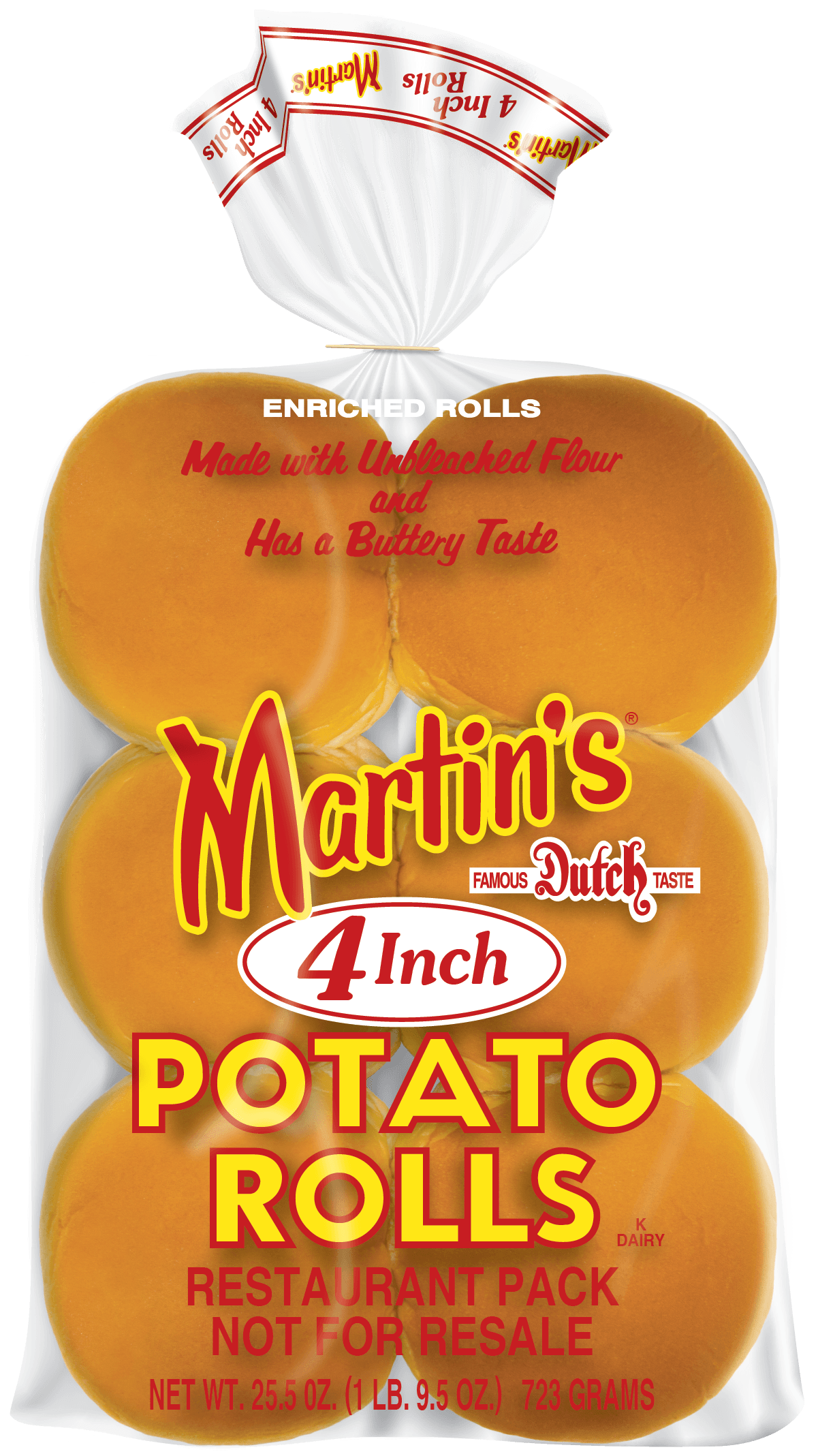 Potato Buns 4" Pack of 48 Hunter Food Distributors