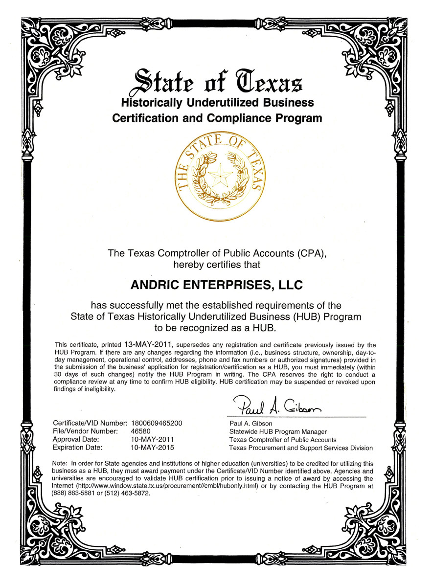 Hub Certification Hunter Office Furniture