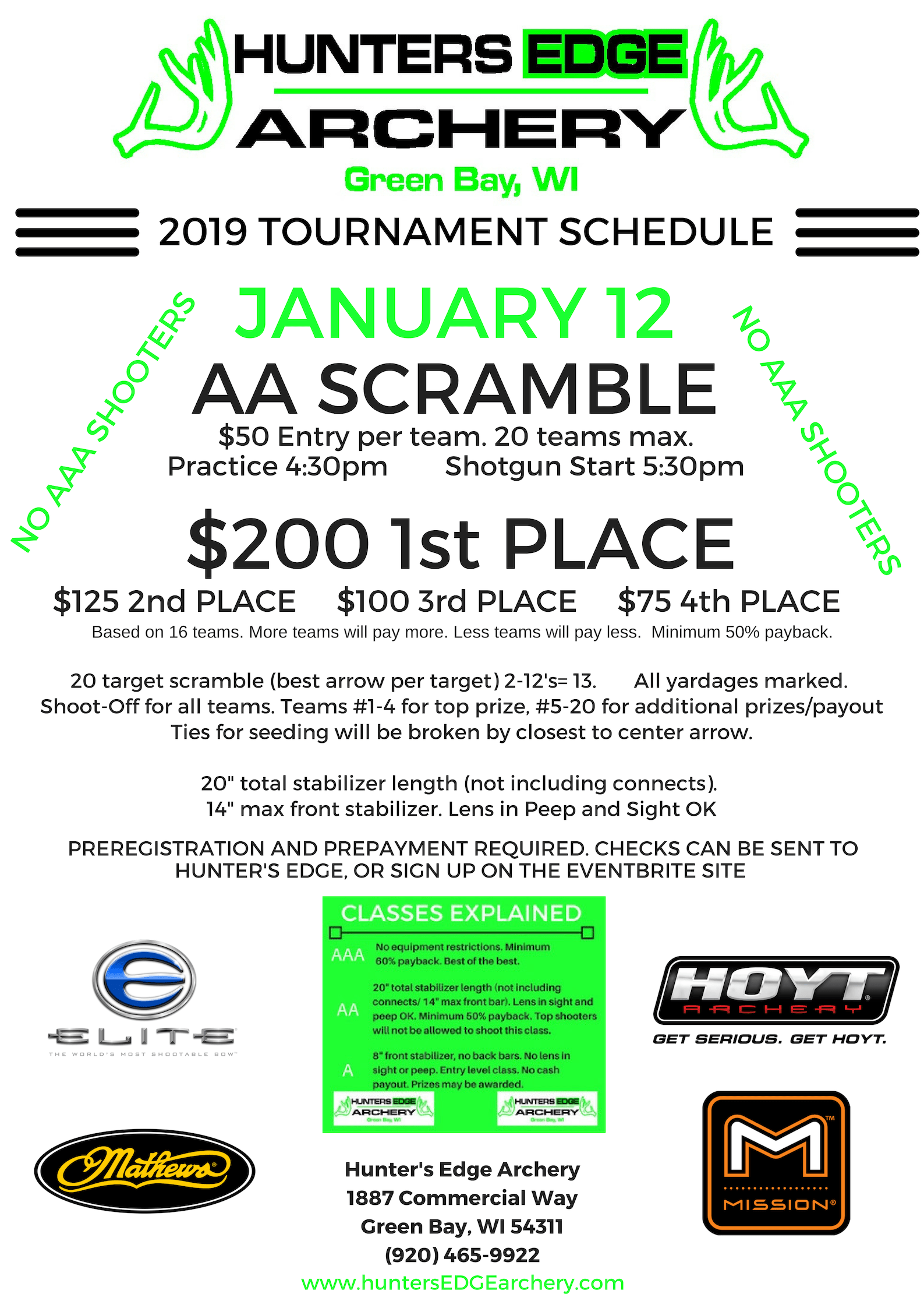 AA SCRAMBLE 19 Hunters Edge Archery