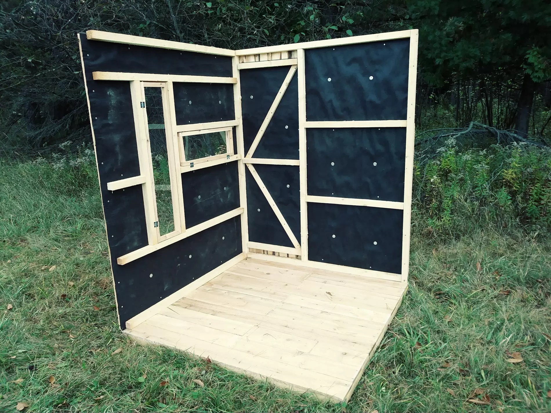 Bow & Rifle Hunting Box Blinds Productive Cedar Products