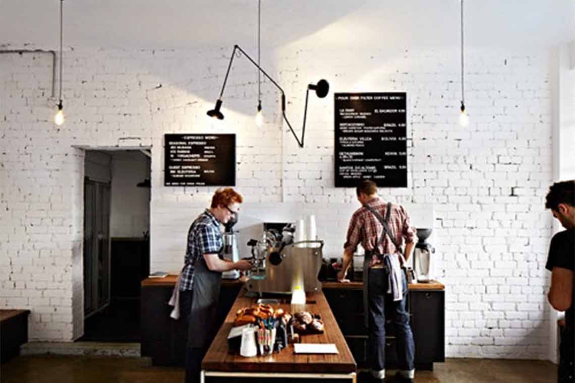 Interior Market Lane Coffee Hunting for