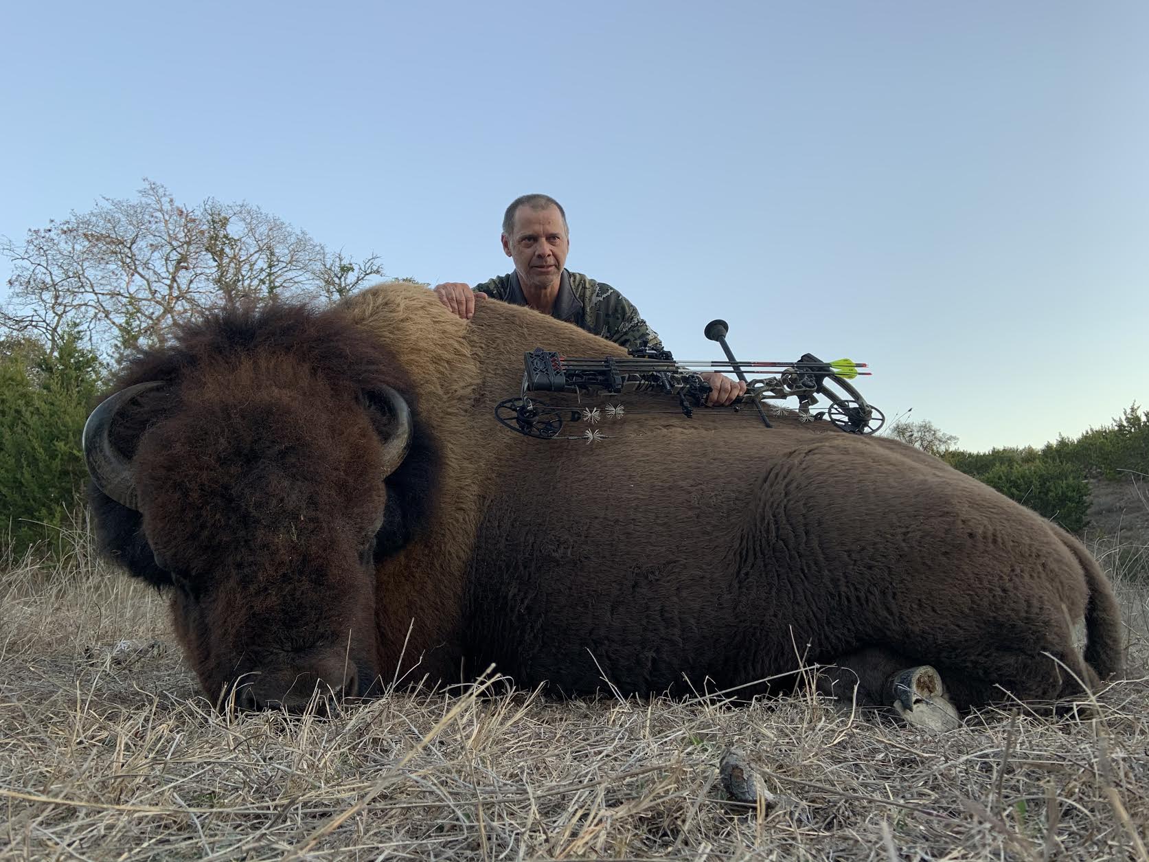 Bison Pope Brothers Guide Service Hunts in Texas