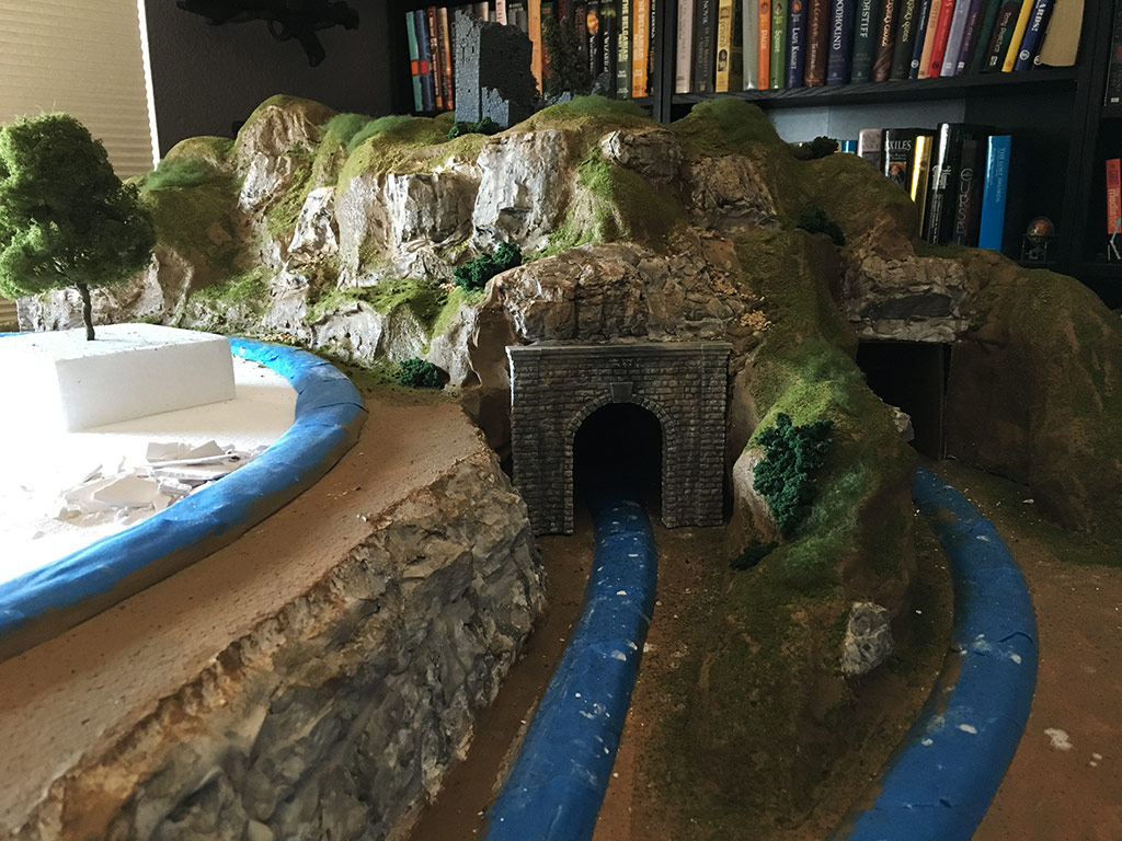 HO scale train table layout mountain and scenery hupspring's blog