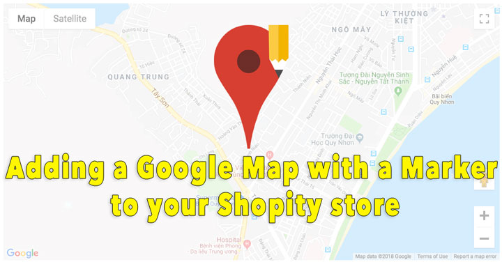 adding a google map with a marker to