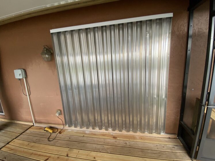 24G Steel Panels Hurricane Shutters Online