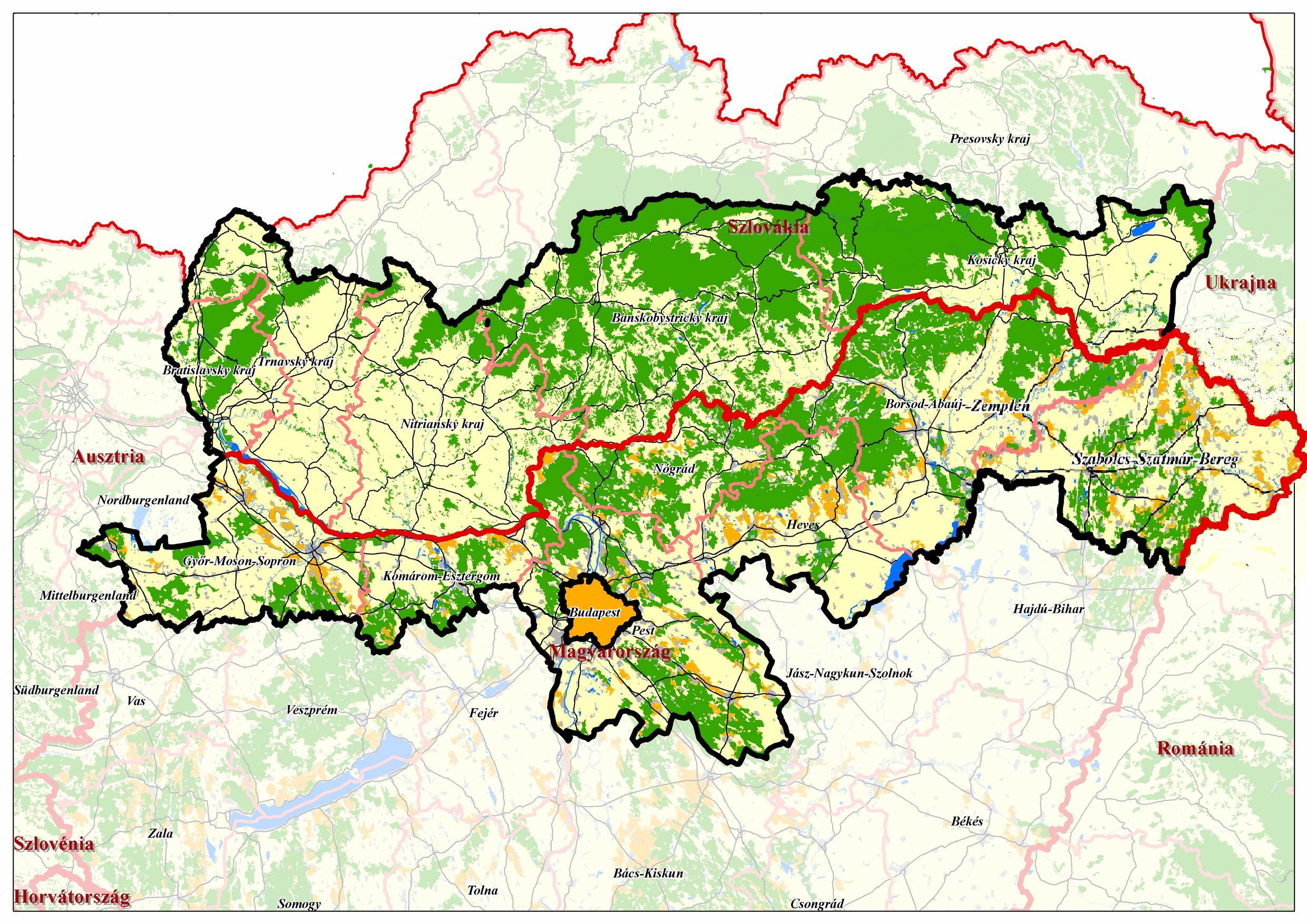 Slovakia a landlocked country of central europe. Szlovákia Folyói Térkép