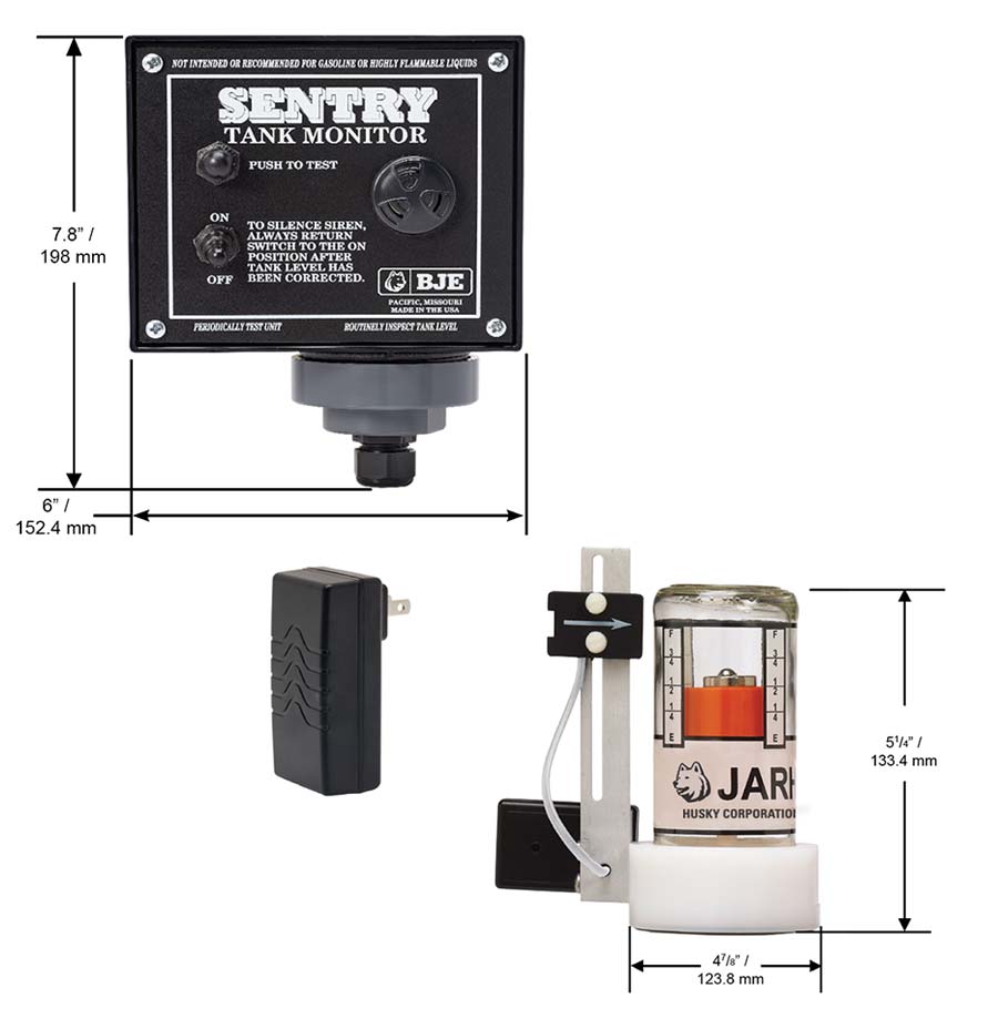 DEF 007 Sentry Alarms w/Overfill Husky