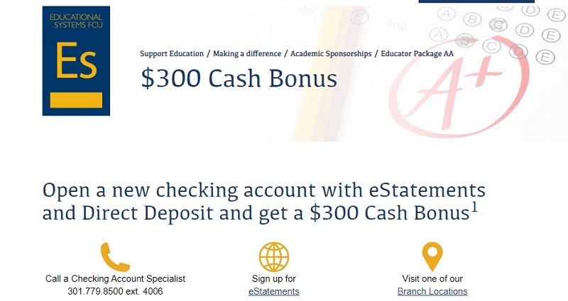 Educational Systems Federal Credit Union Promotions 200, 300