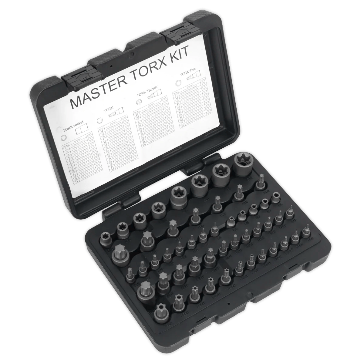 TRXStar* Master Socket Set 52pc 1/4", 3/8" & 1/2"Sq Drive Huttie