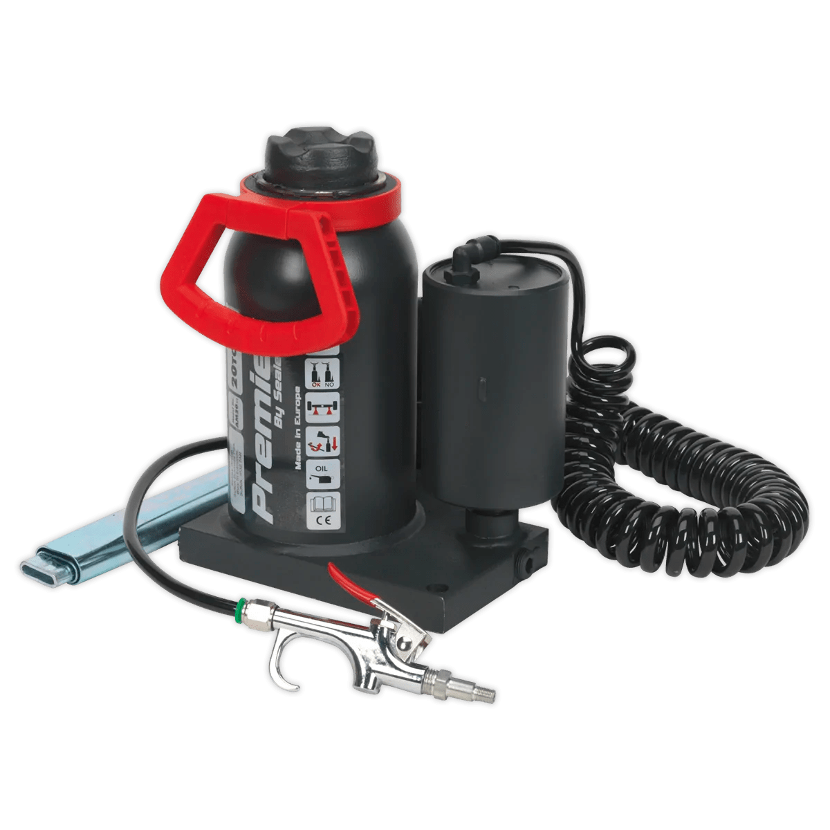 Bottle Jack 20tonne Manual/Air Hydraulic Huttie